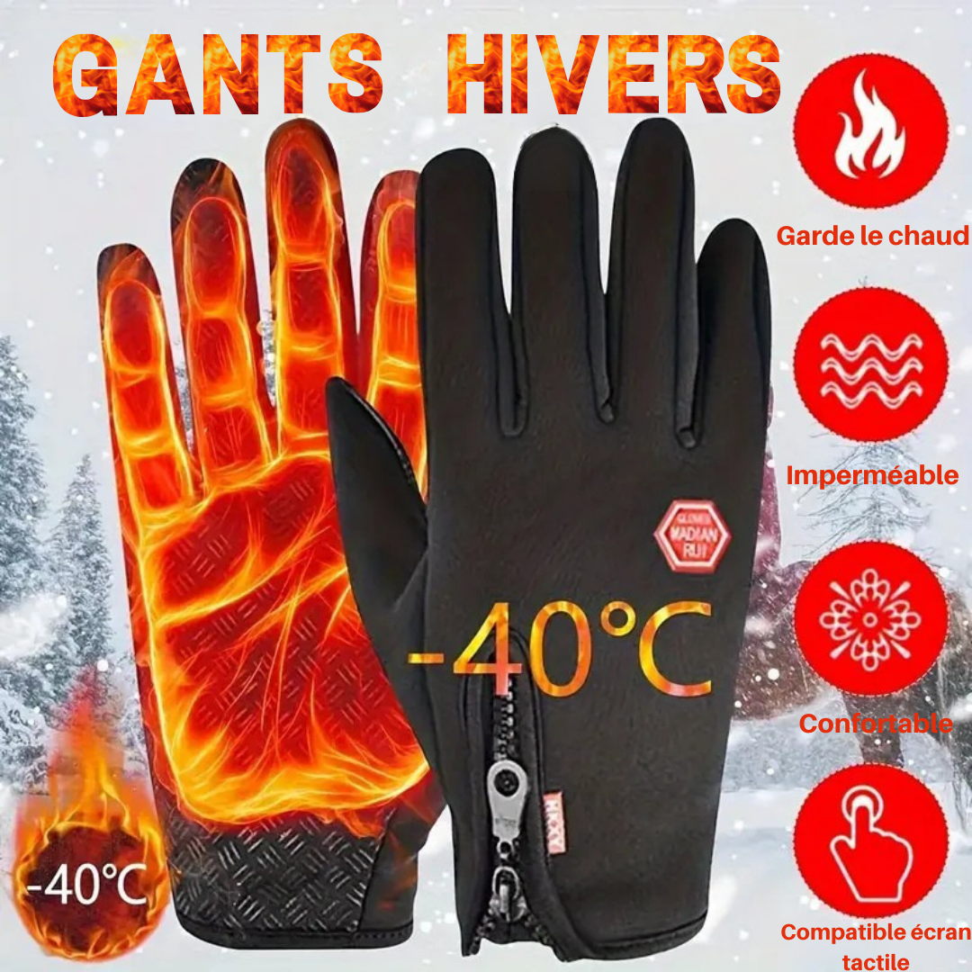 Gants thermiques et tactiles
